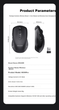 Мышь Lenovo ERAZER N300 Pro Wireless/Bluetooth Black - изображение 7