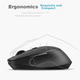 Мышь Rapoo M300G Wireless/Bluetooth Dark Grey - изображение 3