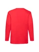 Мужская футболка с длинным рукавом Fruit of the Loom Valueweight Long Sleeve 100% хлопок,размер S, Красная - изображение 8