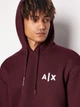Худи мужское Armani Exchange 831068772 2XL Бордовое (1161450684) - изображение 4