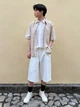 Рубашка хлопковая мужская Uniqlo 773010296 XL Бежевая (1161496350) - изображение 13