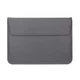 Защитный чехол-папка Leather PU с подставкой для охлаждения для MacBook 13"/Pro/Air, M1 / M2 / M3, Серый - изображение 2