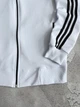 Женская спортивная кофта Adidas весна-осень трикотажная зипка белая M размер - изображение 5