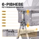 Кроватка-трансформер LEOBRO Smart Crib Pro 5в1 Серая (LB-1136) - изображение 5