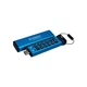 USB флеш накопичувач Kingston 128GB IronKey Keypad 200 Type-C Encrypted Blue USB 3.2 (IKKP200C/128GB) - зображення 5