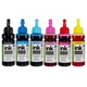 Чернила ColorWay Epson SP R270/290 RX500 TX650 100мл*6 BK/С/M/LС/LM/Y (CW-EW650SET01) - изображение 2