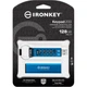 USB флеш накопичувач Kingston 128GB IronKey Keypad 200 AES-256 Encrypted Blue USB 3.2 (IKKP200/128GB) - зображення 7