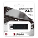 USB флеш накопитель Kingston 64GB DataTraveler 70 USB 3.2 / Type-C (DT70/64GB) - изображение 4