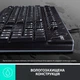 Комплект Logitech MK120 USB UA Black (920-002563) - изображение 6