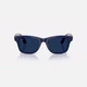 Смарт-очки Ray-Ban Meta Wayfarer Gen 2 Shiny Cosmic Blue/Transitions Sapphire S-M (RW4012 6628MF50) - изображение 3