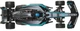 Набір автомобілів Mattel Hot Wheels Premium Formula 1 Mercedes AMG 2 шт JMM93 /4 (194735381548) - зображення 4