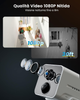Беспроводная камера видеонаблюдения ieGeek 1080P, Wi-Fi, AI/PIR, ночное видение, 2-Way Audio, Alexa, IP65, White - изображение 6