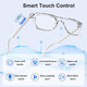 Умные AI-очки Domhong Bluetooth, перевод 164 языков, Open-Ear аудио, микрофон, Hands-Free, UV/Blue Light - изображение 8