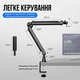 Стійка-пантограф для мікрофона посилена NB-F10 для Blue Yeti / QuadCast / SoloCast / Samson Black - изображение 6