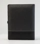 Блокнот з Powerbank бездротовою зарядкою Universal щоденник з флешкою 16 Гб Чорний (тканина) + листи в клітинку - зображення 8