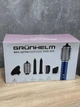 Фен-щітка для волосся Grunhelm GHD-816-1 стайлер 1500 Вт із комплектом насадок 6в1 Синій - изображение 1