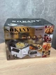 Фритюрница электрическая Sokany WJ-804 1000 Вт 1.5 л с регулировкой температуры Серебристая/Черная - изображение 5