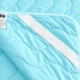Наматрасник №1725 Eco Light Blue (Silk) (обычный на резинке по углам) 200*220 - изображение 10