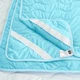 Наматрасник №1725 Eco Light Blue (Silk) (обычный на резинке по углам) 200*220 - изображение 11