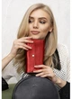 Шкіряний гаманець Smart Wallet з натуральної шкіри Краст великий жіночий гаманець з відділеннями для карт і купюр червоний 59834 - зображення 1