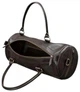 Чоловіча шкіряна дорожня сумка Harper (barrel bag) з натуральної шкіри Krast з ременем темно-коричнева 59749 - зображення 5