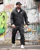 Чоловічий спортивний костюм RETRO Nk Black ТР6943 — Чорний ретро-костюм (Олімпійка на змійці) L - зображення 8