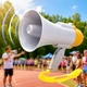 Рупорный громкоговоритель MEGAPHONE HW-8C 15 Вт с записью голоса, аккумулятором и ремнем - изображение 1