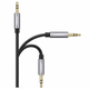 Аудіокабель UGREEN AV119 3.5mm Male to 3.5mm Male Cable 1m Black (UGR-10733) - зображення 3