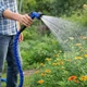 Шланг для поливання 60 м AN-621 з розпилювачем Magic Hose, Синій/ Садовий шланг поливальний - зображення 5