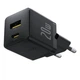 Зарядний пристрій Baseus Palm Fast Charger 20W Мережевий адаптер Type-C/USB зі швидкою зарядкою PD3.0/QC3.0, Чорний - зображення 5