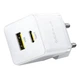 Зарядное устройство Baseus Palm Fast Charger 30W Сетевой адаптер Type-C/USB с быстрой зарядкой PD3.0/QC3.0/SCP/AFC, Белый - изображение 5
