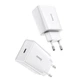 Зарядное устройство Baseus Speed Mini PD Charger 20W Сетевой адаптер Type-C с быстрой зарядкой PD3.0/QC3.0/FCP, Белый - изображение 3