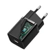 Зарядний пристрій Baseus Super Silicone Quick Charger 30W Мережевий адаптер Type-C зі швидкою зарядкою QC3.0/PD3.0, Чорний - зображення 5