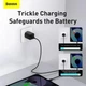 Зарядний пристрій Baseus Super Silicone Quick Charger 30W Мережевий адаптер Type-C зі швидкою зарядкою QC3.0/PD3.0, Чорний - зображення 9