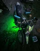 Яркая водозащищенная LED подсветка на мотоцикл скутер байк 12V 1m в силиконе светодиодная лента. Цвет зеленый. - изображение 4