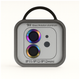 Защитное стекло на камеру Metal Classic для iPhone 11 12 12 mini с рамкой максимальная защита Rainbow SR-547 - изображение 1