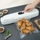 Вакуумный упаковщик пищевых продуктов с дисплеем от сети + 5 пакетов, Vacuum Sealer, Зеленый - изображение 1