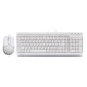 Комплект клавіатура та мишка A4Tech F1512 White - зображення 1