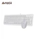 Комплект клавіатура та мишка A4Tech F1512 White - зображення 4
