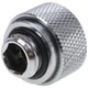 Фітинг Alphacool HT 13mm HardTube compression fitting G1/4 - knurled - chrome (17188) - изображение 2