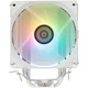 Процесорний кулер Qube ST-6U3-ST ARGB white OEM (120mm/4pin ARGB+PWM/2500RPM/20Dba/мак. TDP 160W/4 тепл. трубки) - изображение 2
