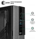 Корпус QUBE MS112 2U3, Mini-ITX, 200Вт, 2xAudio, 2xUSB 3.0 (QBMS112_FB2U3) - изображение 3