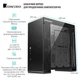 Корпус JONSBO U5 Aluminum Black - изображение 4