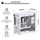 Корпус JONSBO D41 MESH White - зображення 2