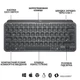Клавіатура Logitech MX Keys Mini Wireless Illuminated UA Graphite (920-010498) - зображення 6