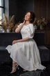 Белое платье миди FirstWoman XS белый 43460015 - изображение 4
