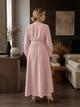 Світле плаття великого розміру FashionYouWant XXXL пудра 43458038 - зображення 3