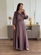 Нарядное атласное платье на запах капучино FashionYouWant L/XL капучино 43458041 - изображение 2