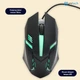Дротовий ігровий комплект K518 Unitech з RGB-підсвічуванням клавіатура та миша, чорний - зображення 4