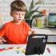 Протиударний дитячий силіконовий чохол з підставкою EVA Kids Stand для Lenovo Idea Tab 11" (TB336FU, TB336ZU) / Xiaoxin Pad 11 2025 11" (TB335FC) Чорний - зображення 6
